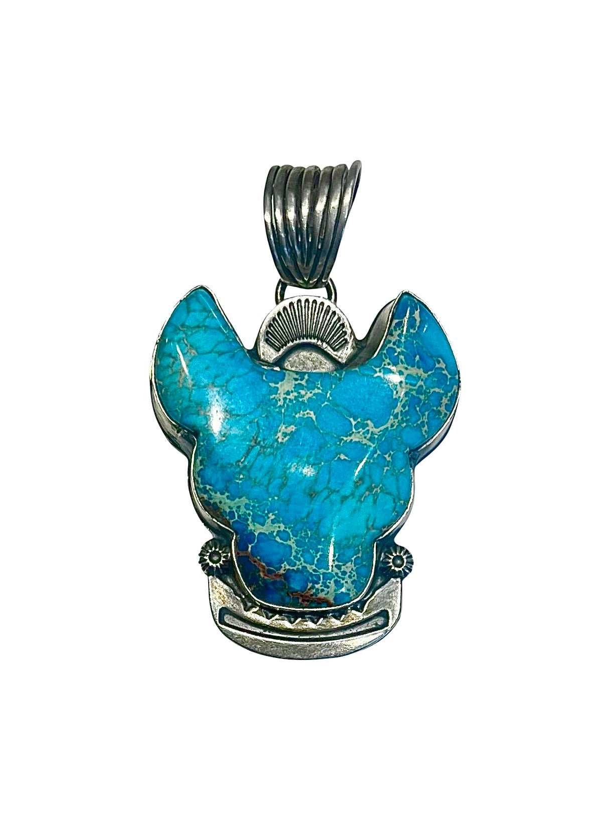 Navajo Wolf Pendant