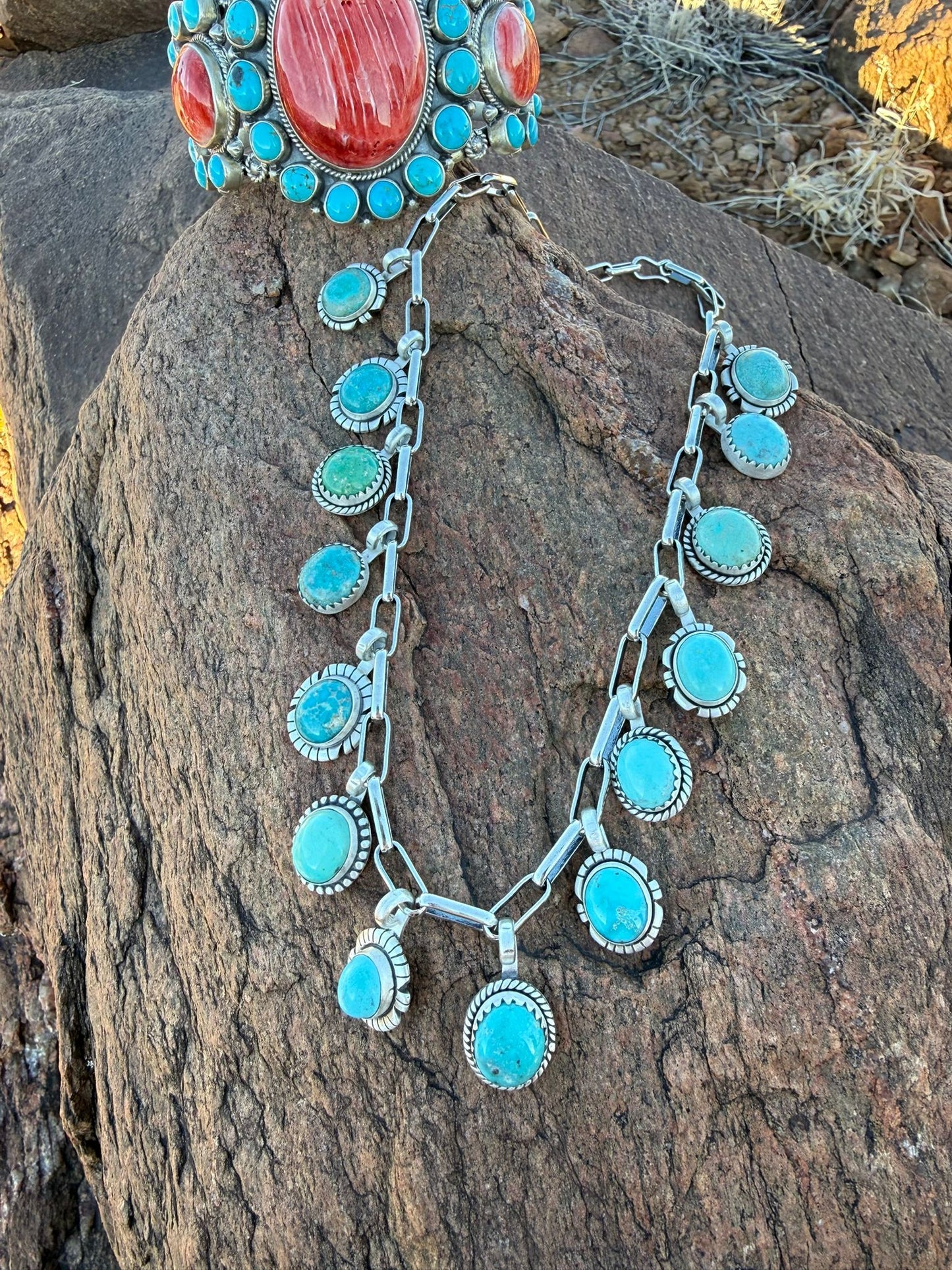 Sleeping Beauty Navajo Necklace
