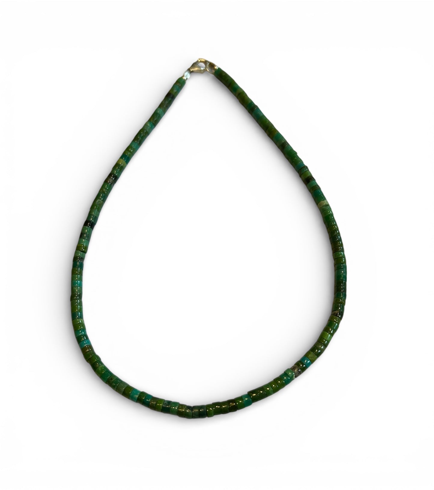 Short mini turquoise choker micro