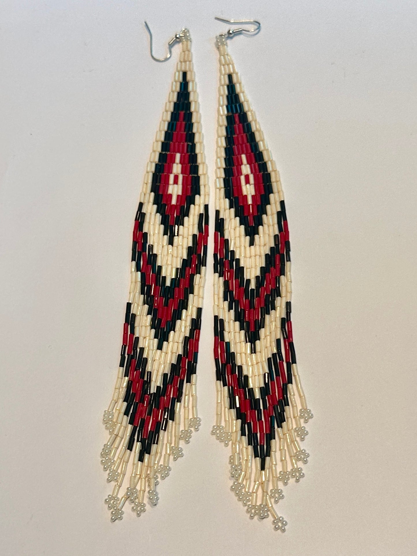 Long beaded earrings