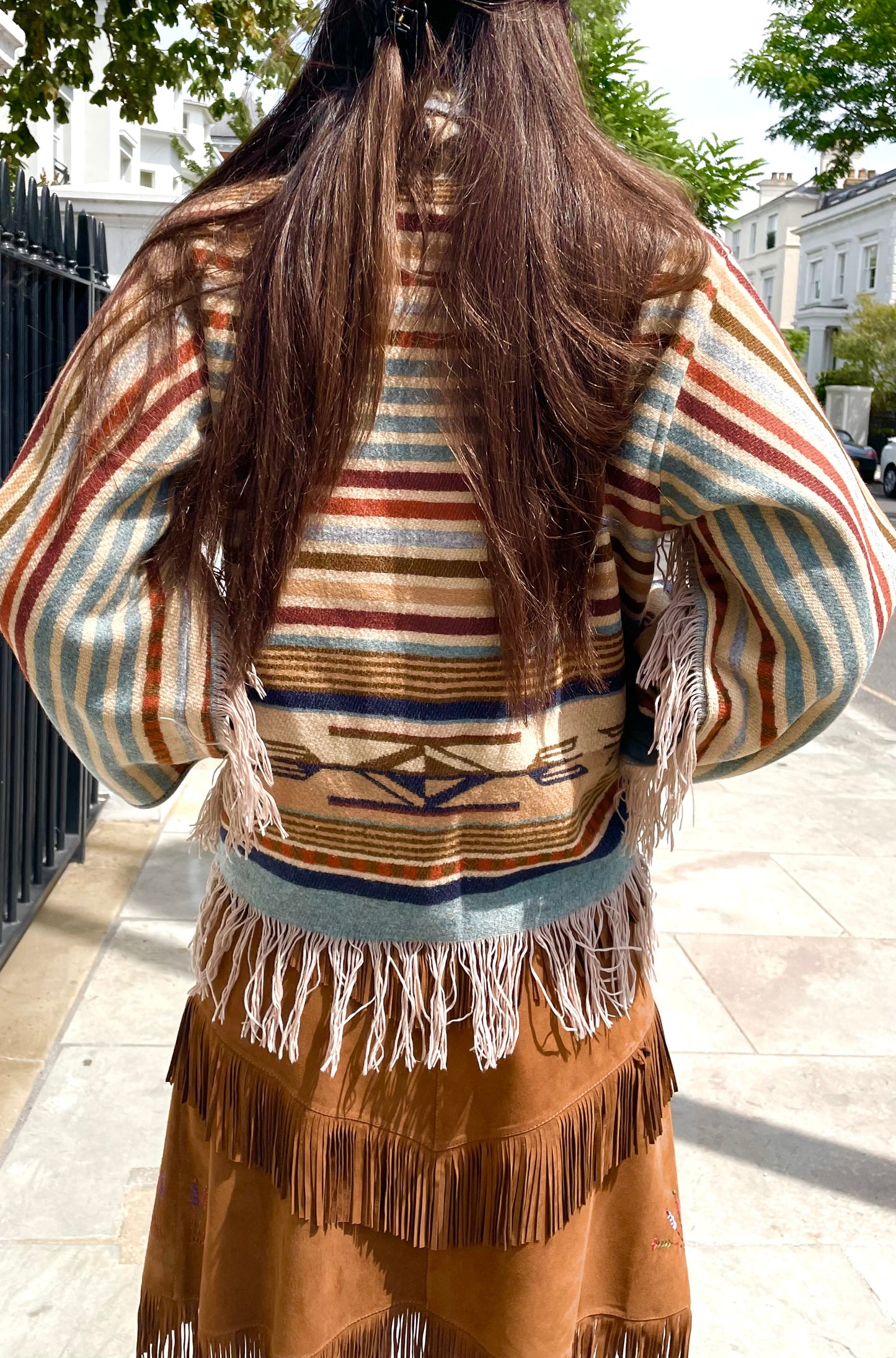 The Jessie Short bolero jacket fringed