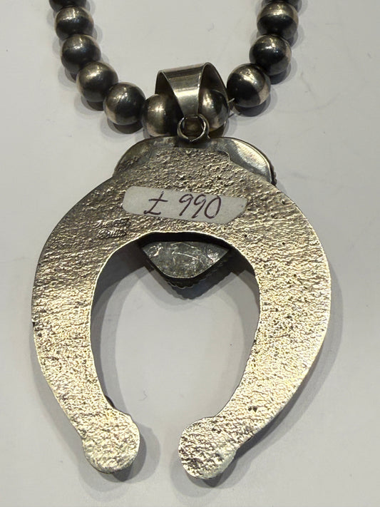 Heavy gauge sterling naja pendent