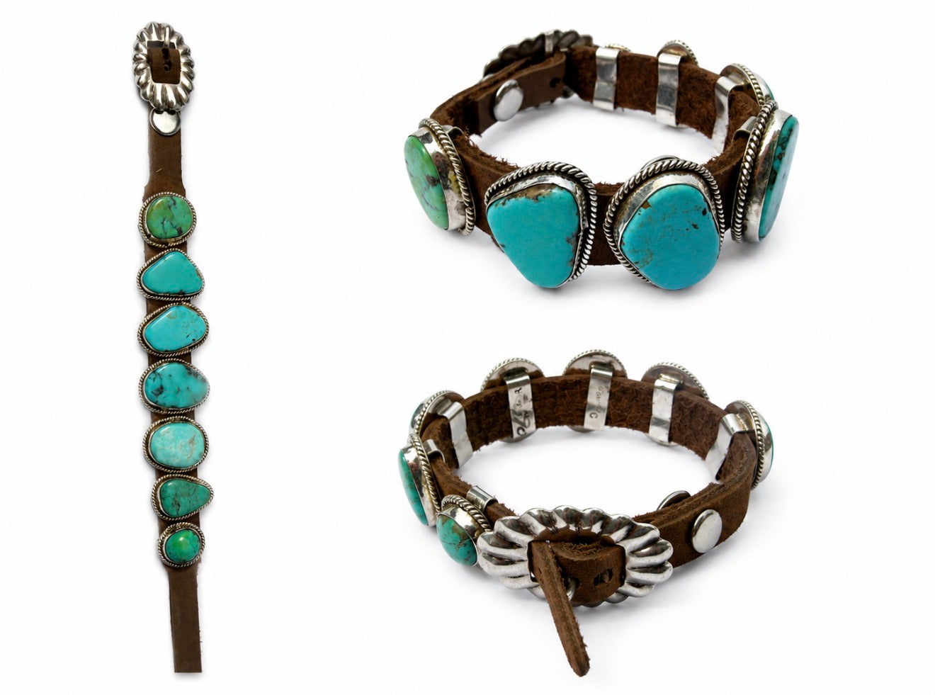 Adjustable Navajo turquoise bracelet