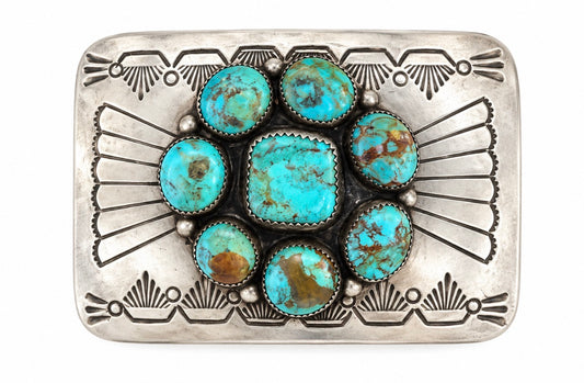 Sterling silver belt buckle
