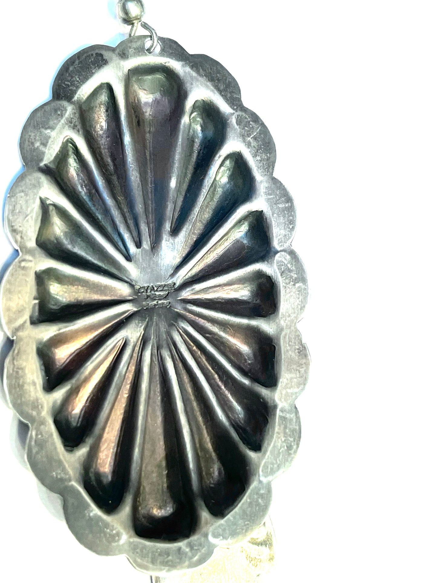 Concho long earrings large