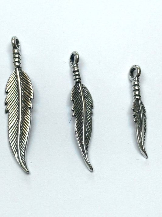 Large Feather Charm