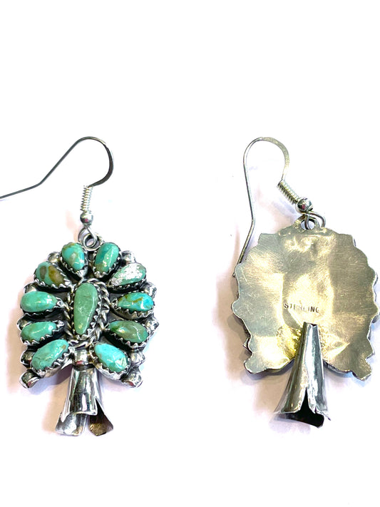 Squash blossom earrings