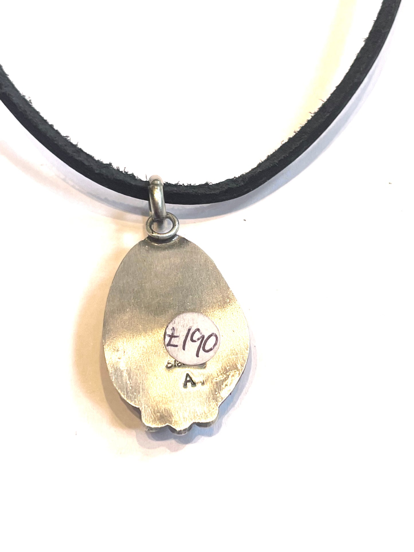 Sleeping beauty turquoise pendent