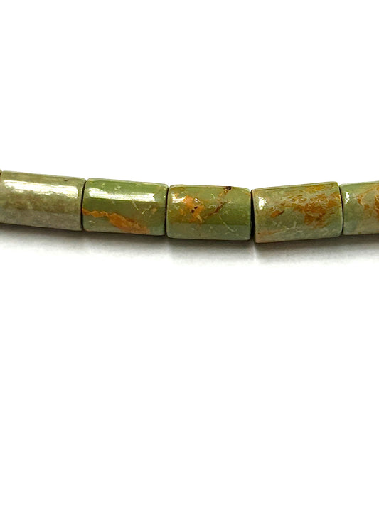 Green turquoise necklace real turquoise