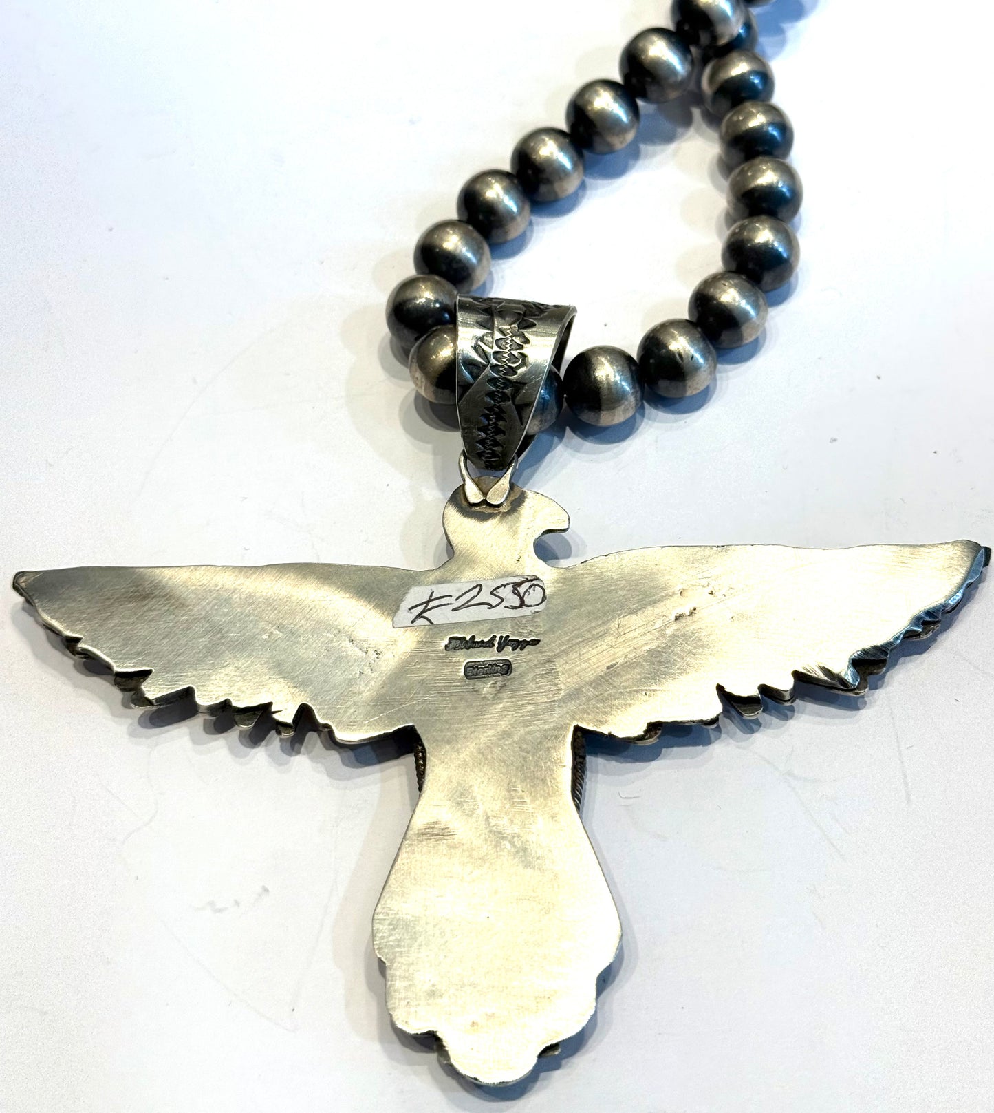 eagle pendent sterling silver eagle Navajo