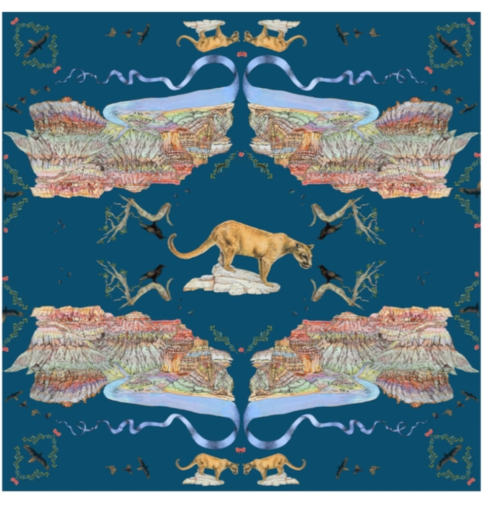 Bandana/ scarf cashmere made in london