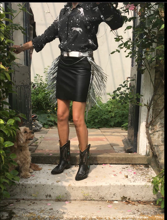 Leather skirt Jessie Western brand