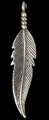 Large Feather Charm
