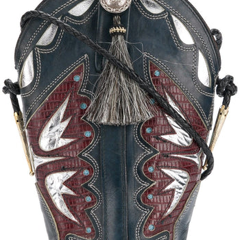 Silver Butterfly Boot Bag
