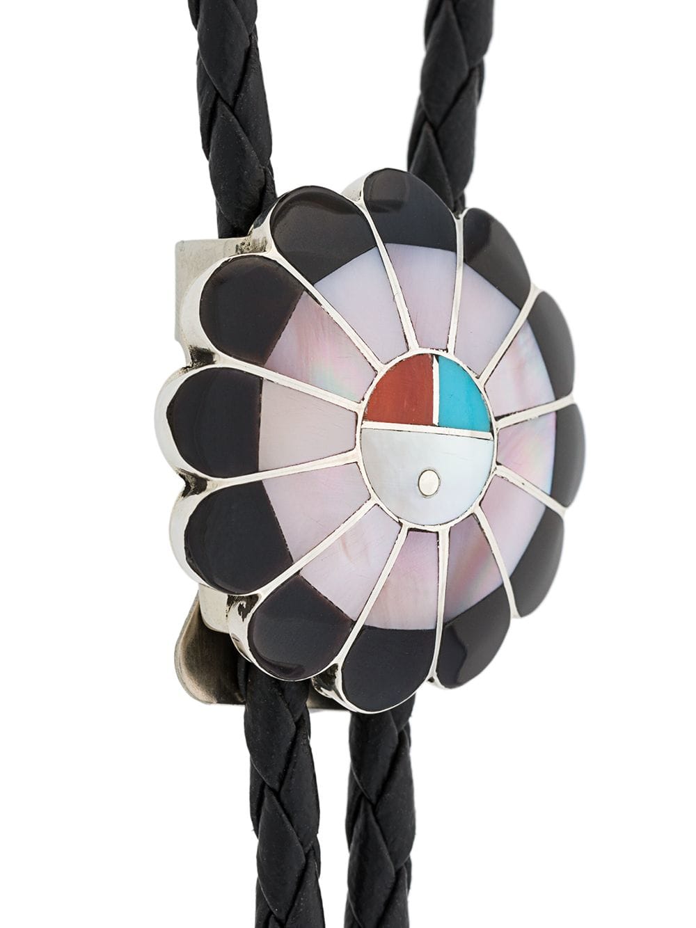 Zuni Sunface Bolo Tie
