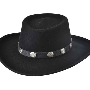 New black concho hat