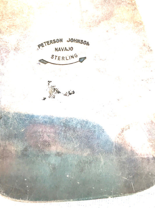 Navajo vintage 1970s turquoise pendent