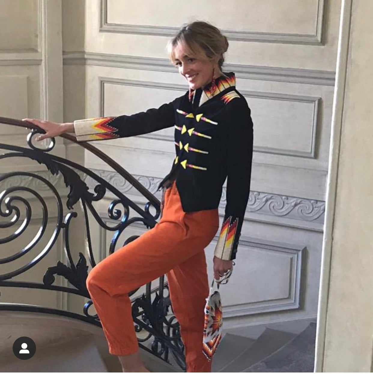 Suede jacket arrow beaded jacket hand beaded