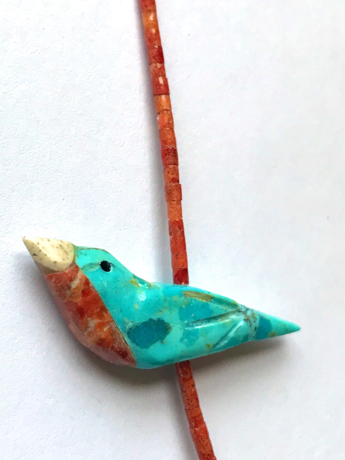New turquoise power animal necklace