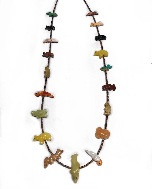 power animal necklace honey bear long