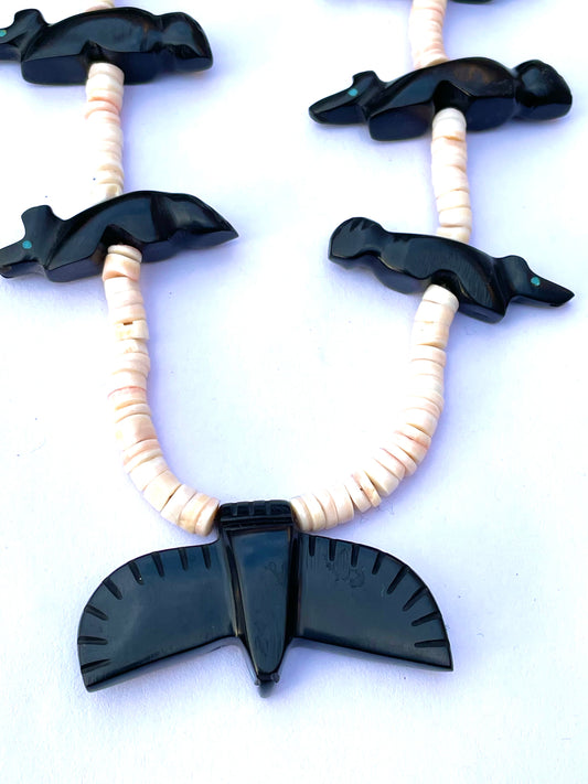 New jet eagle and bear power animal necklace