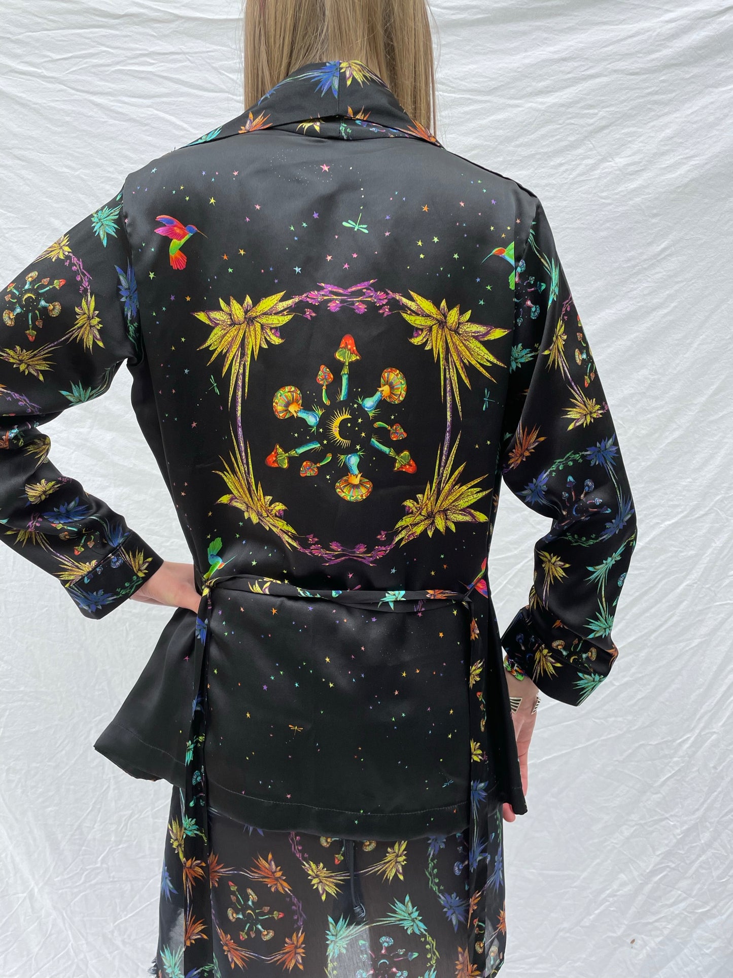 Jessie western Magic mushroom silk jacket