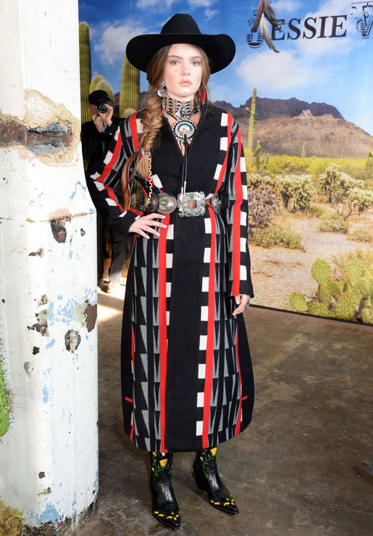 JESSIE WSTERN BLANKET COAT