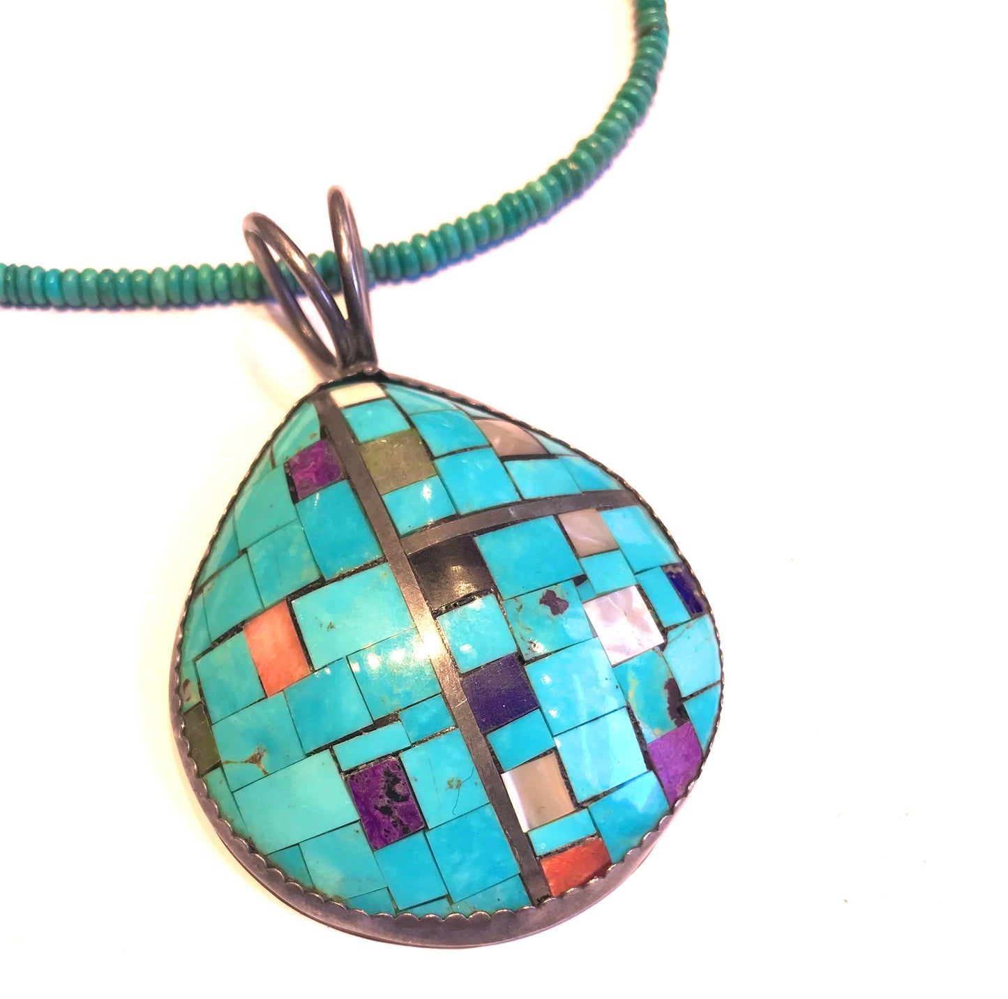 Santo Domingo Turquoise Pendant