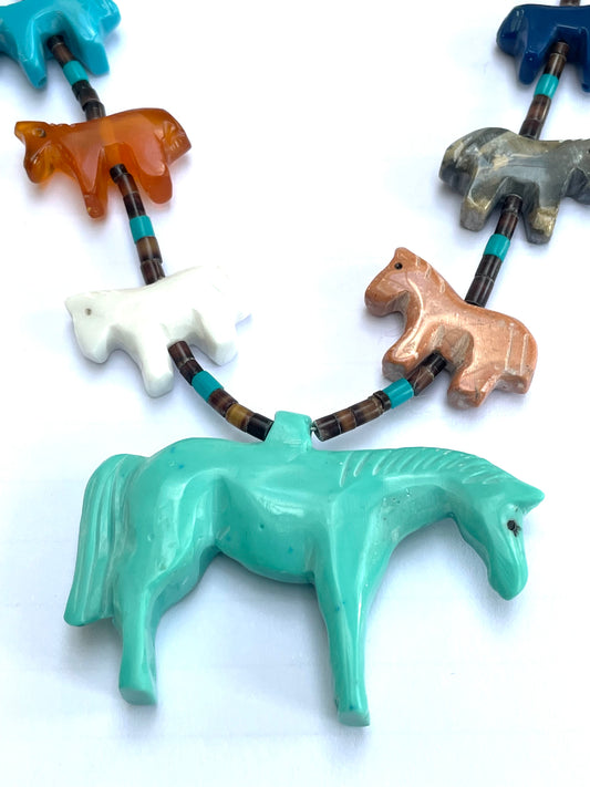 New Horse power animal necklace