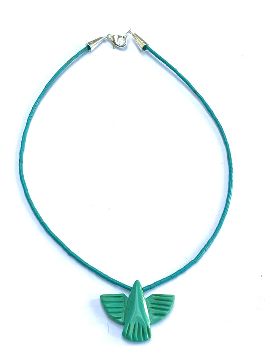Turquoise eagle necklace