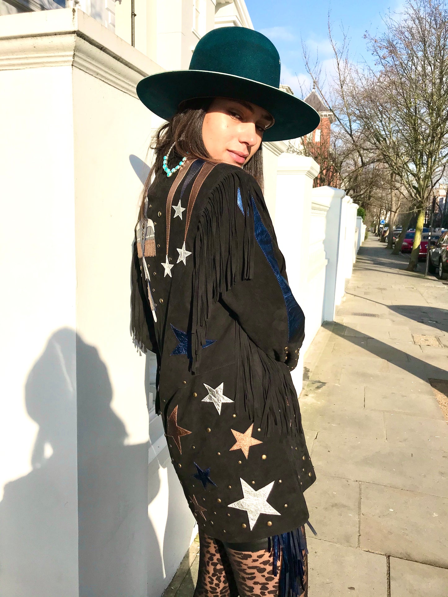 NEW amazing Eagle fringed jacket Jessie Western Brand