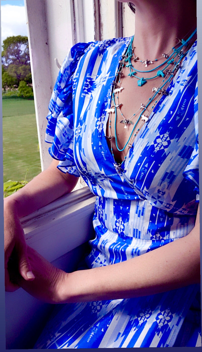 Power animal Necklace Sterling silver / 24 inch