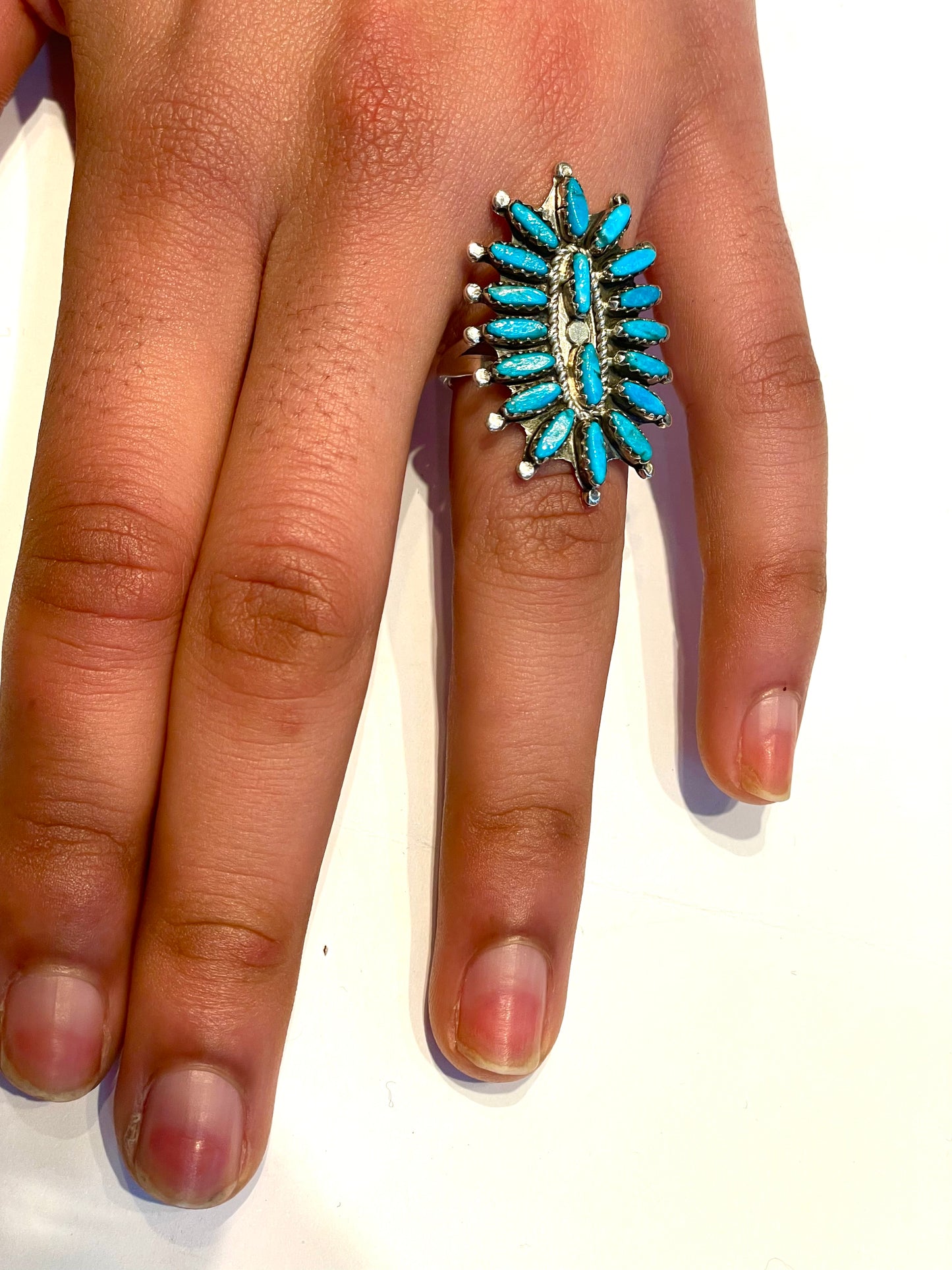 Zuni ring needlepoint
