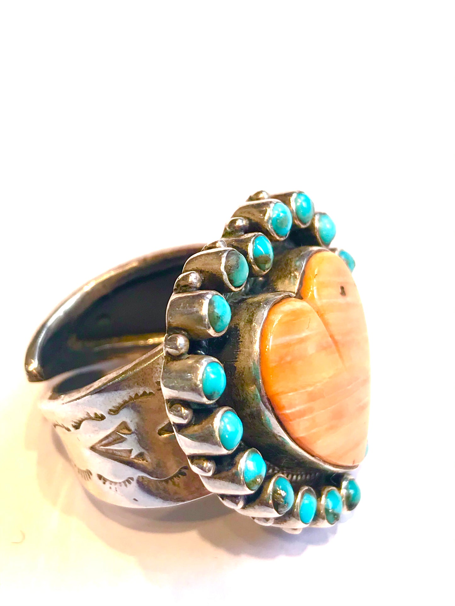 Navajo heart ring