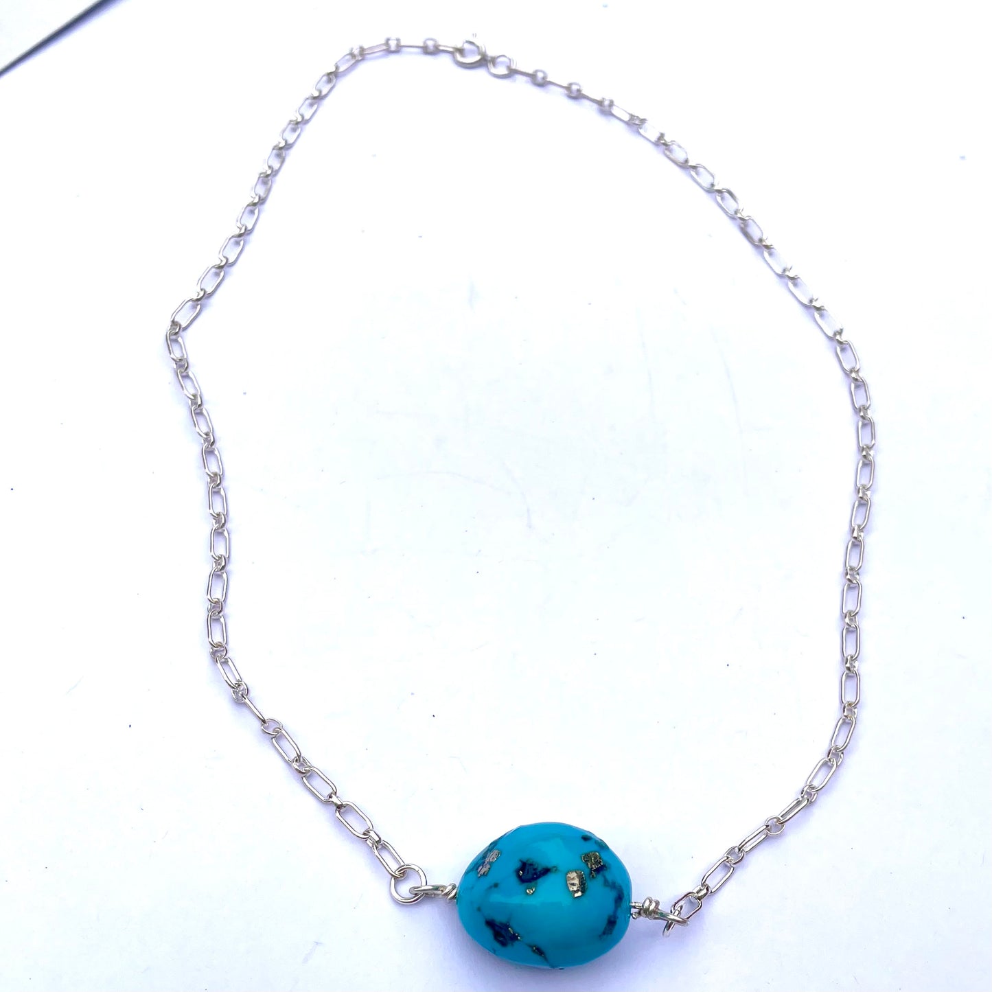 Nugget turquoise necklace