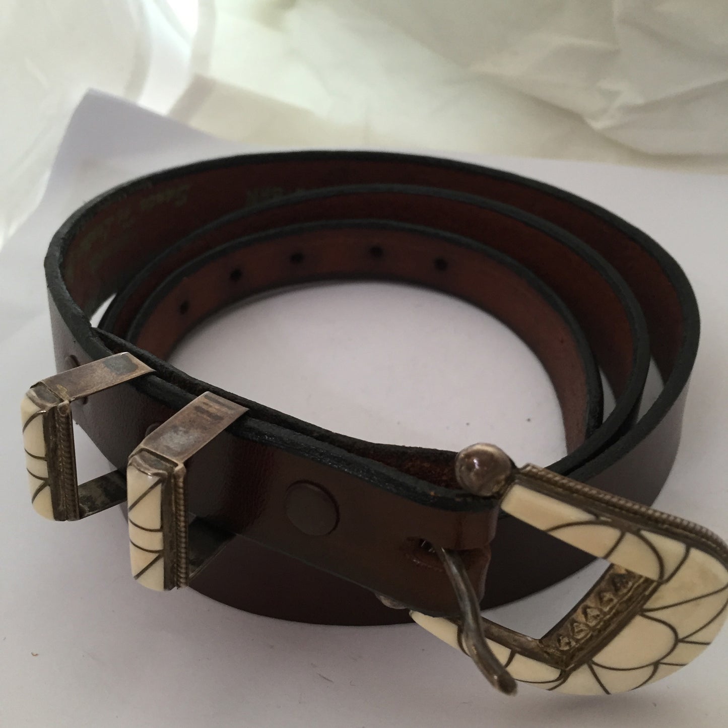 Inlaid ranger belt