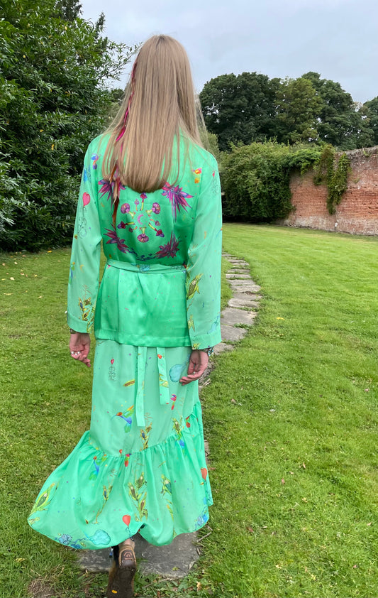 Jessie Western green dress