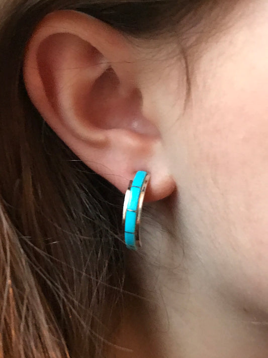 Turquoise hoop