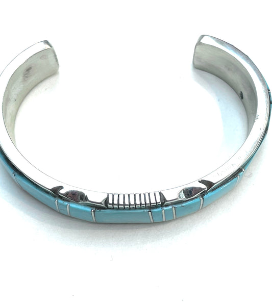 Zuni inlaid bracelet medium size