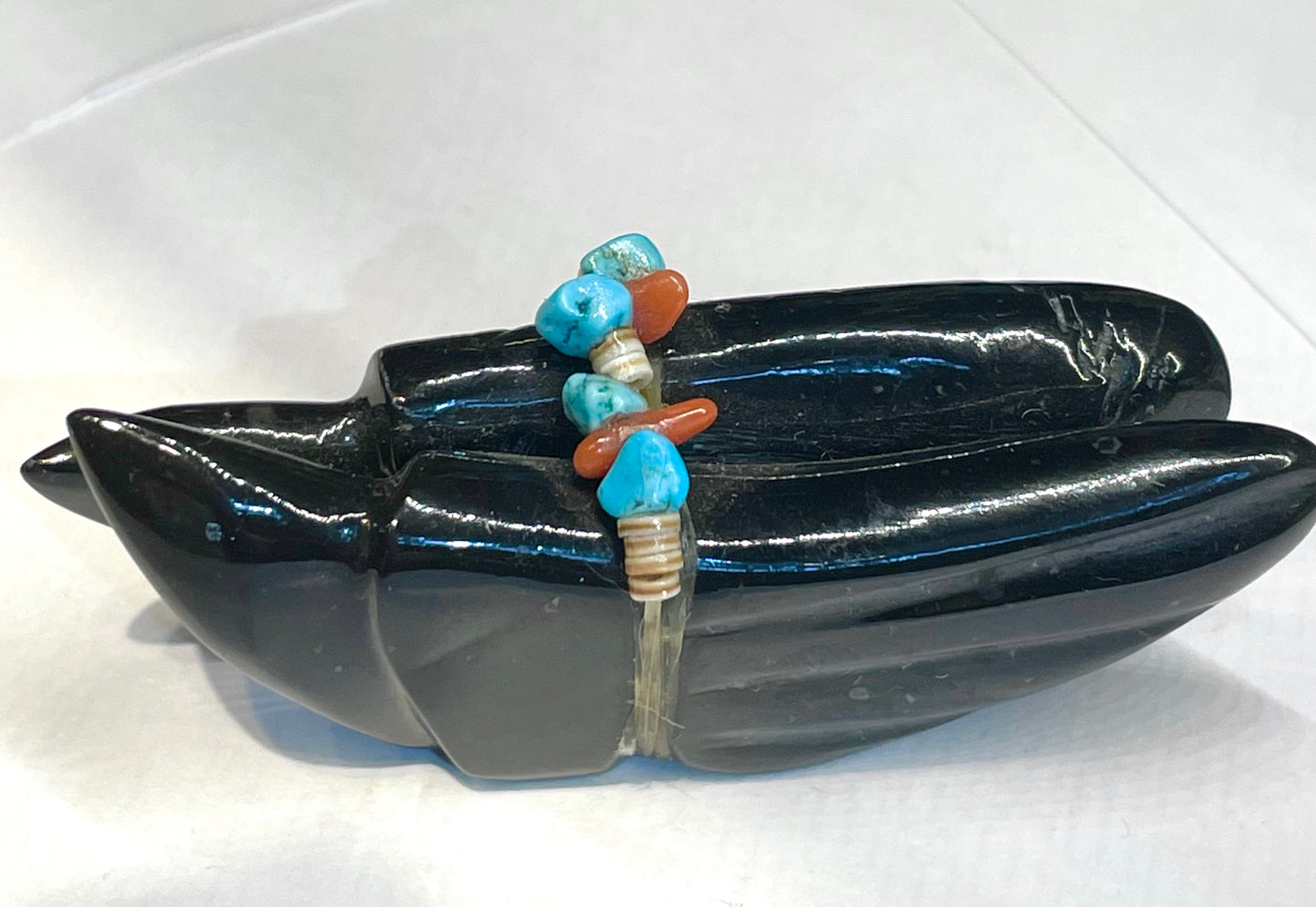 Zuni Fetish Pair of Crows