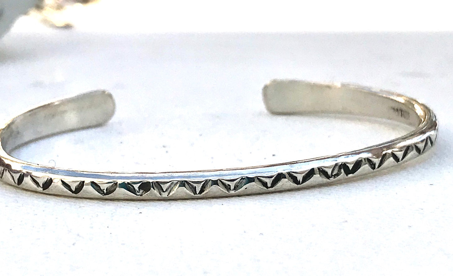 Navajo sterling silver bracelet