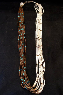 Santo Domingo Heishi Beaded Necklace