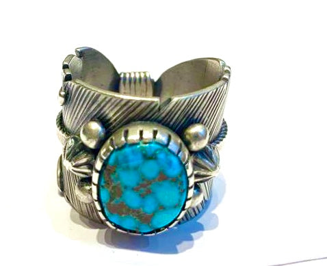 Navajo silver ring