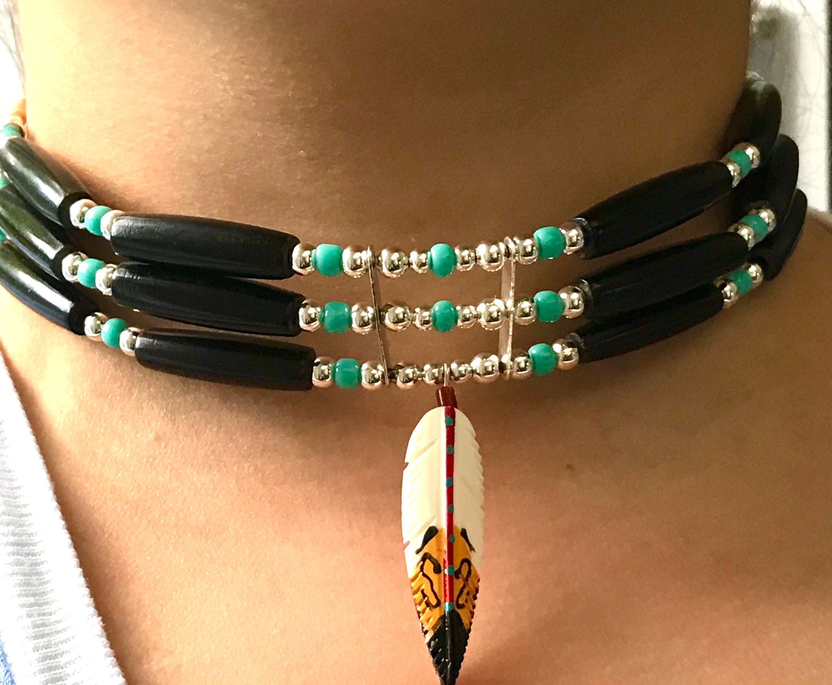 NEW Choker stunning Native American Indian made