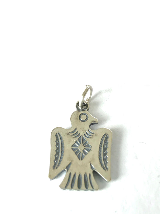 Double sided eagle / thunderbird pendent - charm