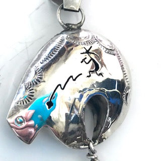 Bear silver pendent
