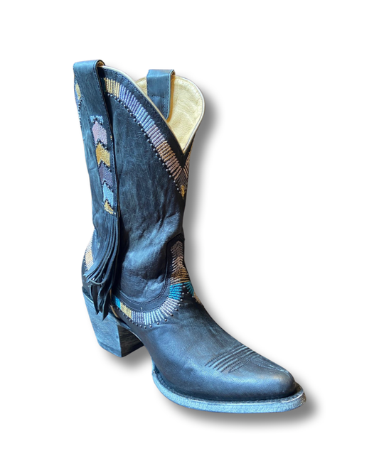 Jessie Western black boots