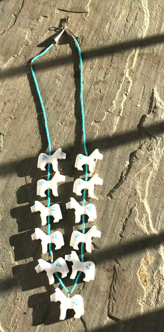 Horse power animal necklace