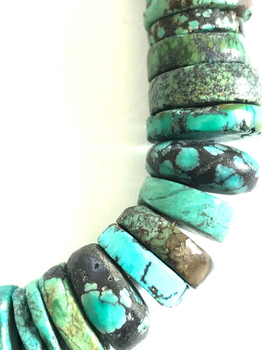 Really amazingly large turquoise necklace