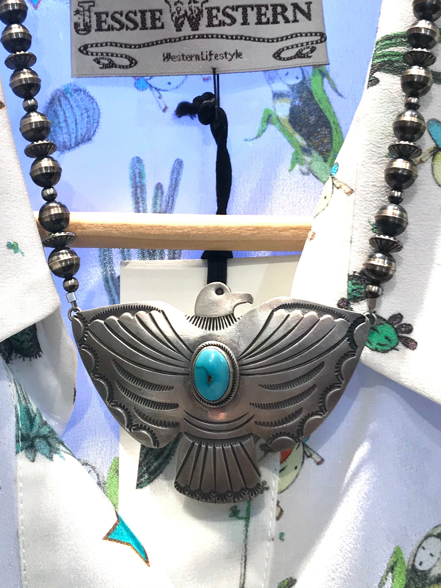 Amazing eagle/ thunderbird Navajo necklace